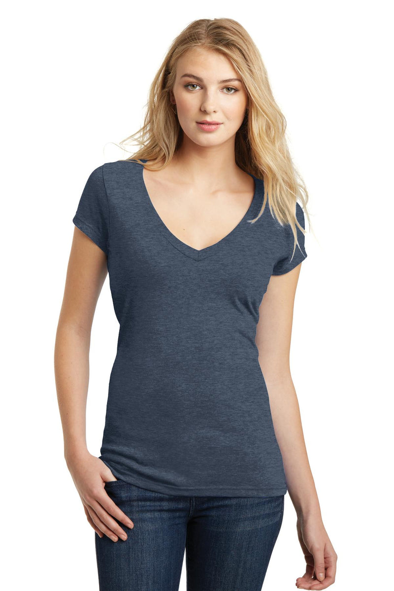 District Juniors Very Important Tee Deep V-Neck. DT6502