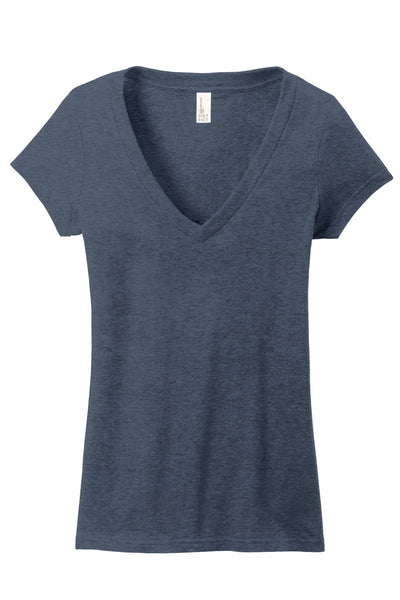 District Juniors Very Important Tee Deep V-Neck. DT6502