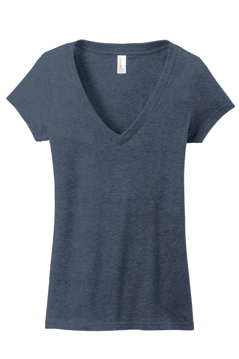 District Juniors Very Important Tee Deep V-Neck. DT6502