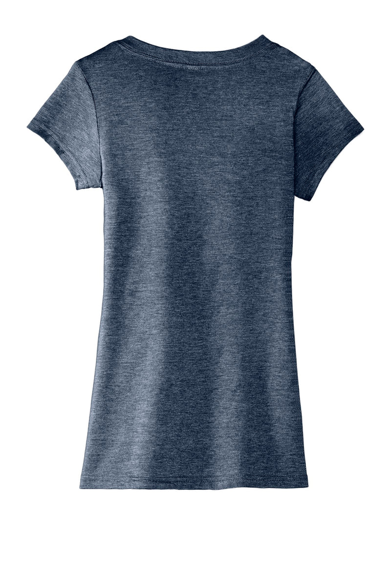 District Juniors Very Important Tee Deep V-Neck. DT6502