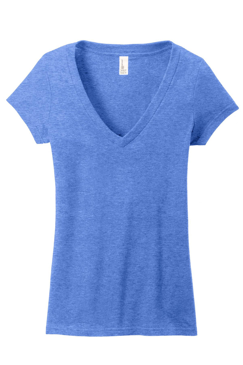 District Juniors Very Important Tee Deep V-Neck. DT6502