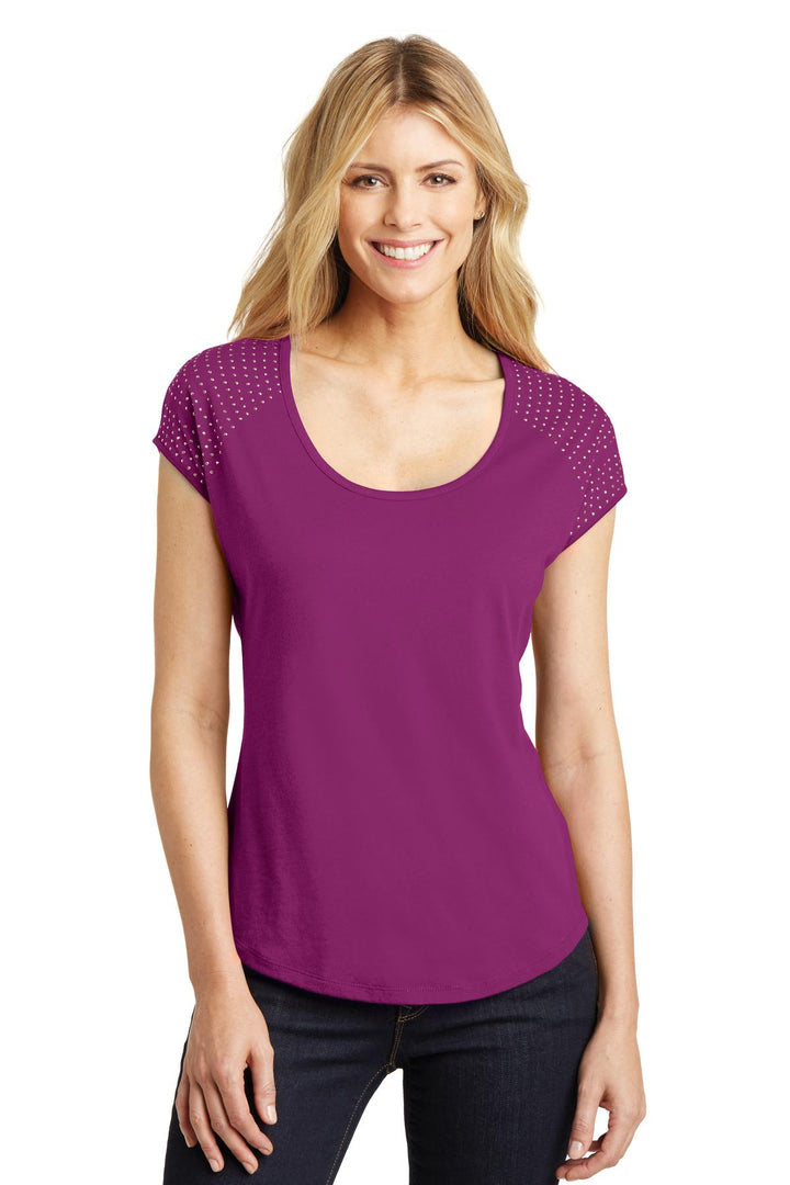 District Women's 60/40 Bling Tee District