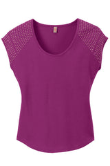 District Women's 60/40 Bling Tee District