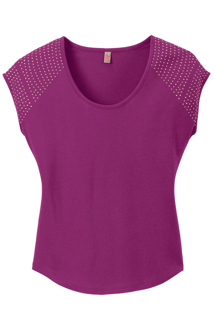 District Women's 60/40 Bling Tee District