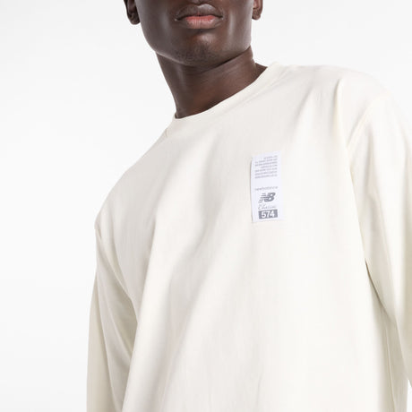 New Balance Men's Athletics Relaxed 574 Sketch Long Sleeve Mens Apparel Shirts & Tops
