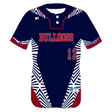 Russell Sublimated Two-Button Performance Mesh Baseball Jersey Team Baseball Jerseys