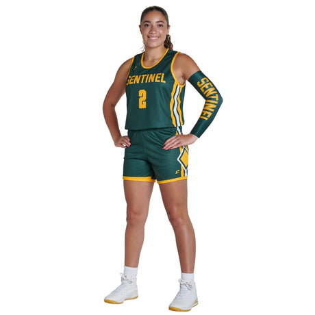 Custom Single-Ply Reversible Basketball 5" Short Womens, Girls Team Basketball Shorts