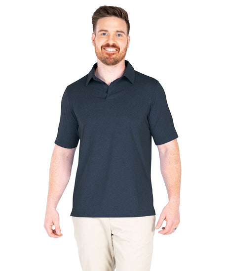 Charles River Men's Heathered Eco-Logic Stretch Polo-1