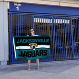 Rico Industries NFL  Jacksonville Jaguars Bold 3' x 5' Banner Flag-3