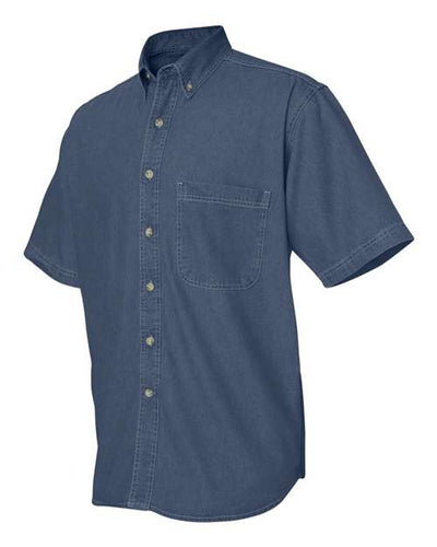 Sierra Pacific Men's Short Sleeve Denim Shirt