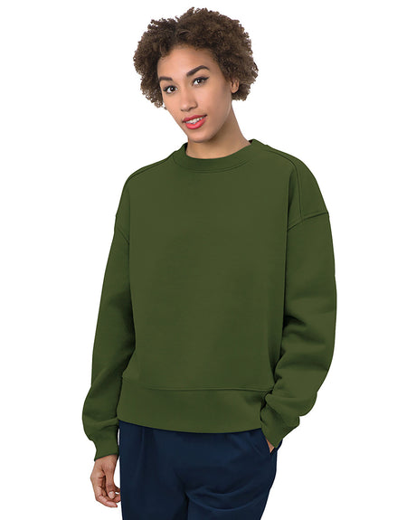 Bayside Ladies' Crewneck Fleece Bayside