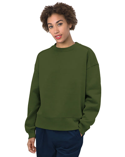 Bayside Ladies' Crewneck Fleece