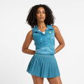 New Balance Women's Athlete Printed Collared Tournament Tank Tennis & Racquet Apparel All