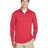 UltraClub Men's Cool & Dry Heathered Performance Quarter-Zip UltraClub