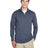 UltraClub Men's Cool & Dry Heathered Performance Quarter-Zip UltraClub