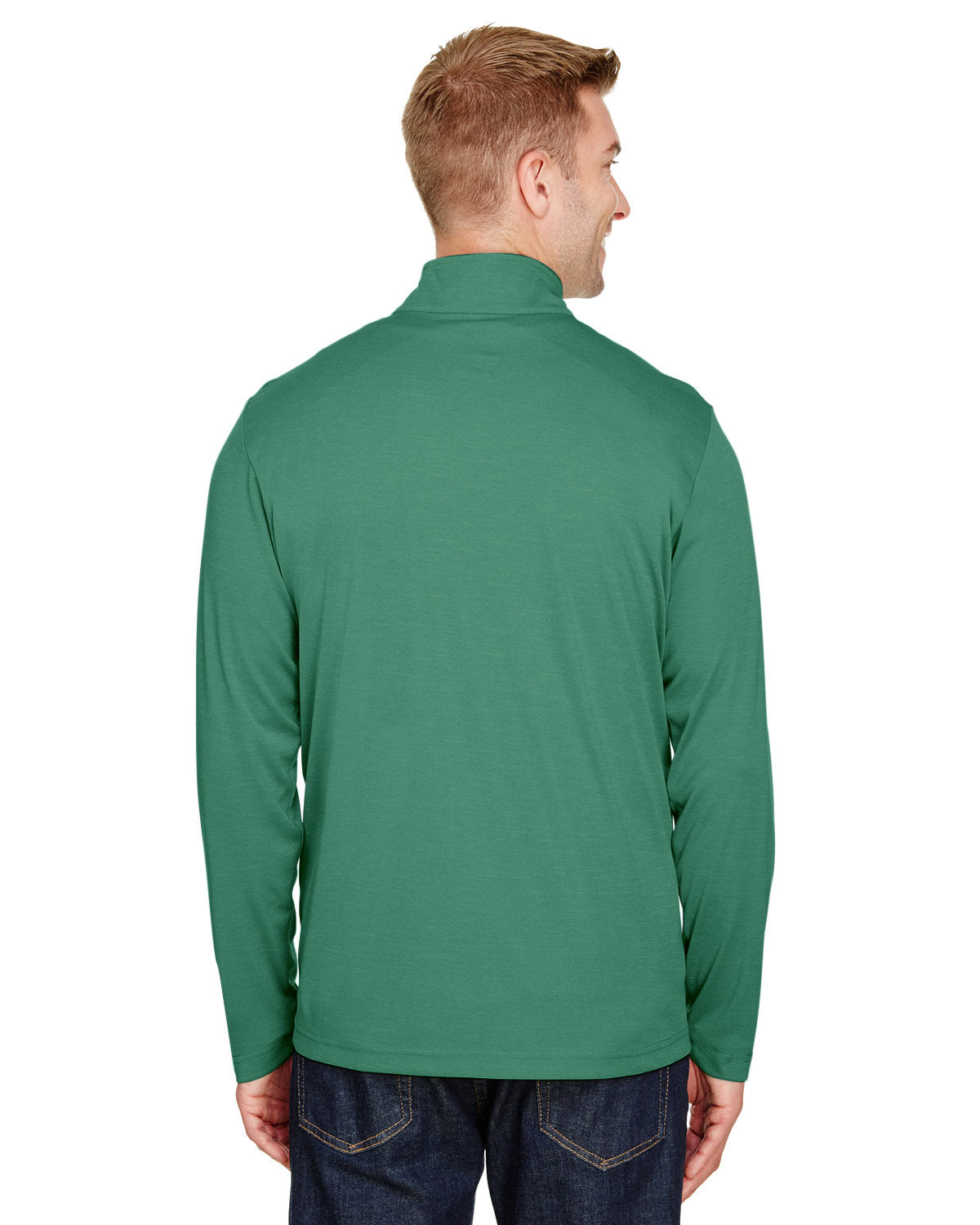 Team 365 Men's Zone Sonic Heather Performance Quarter-Zip Team 365