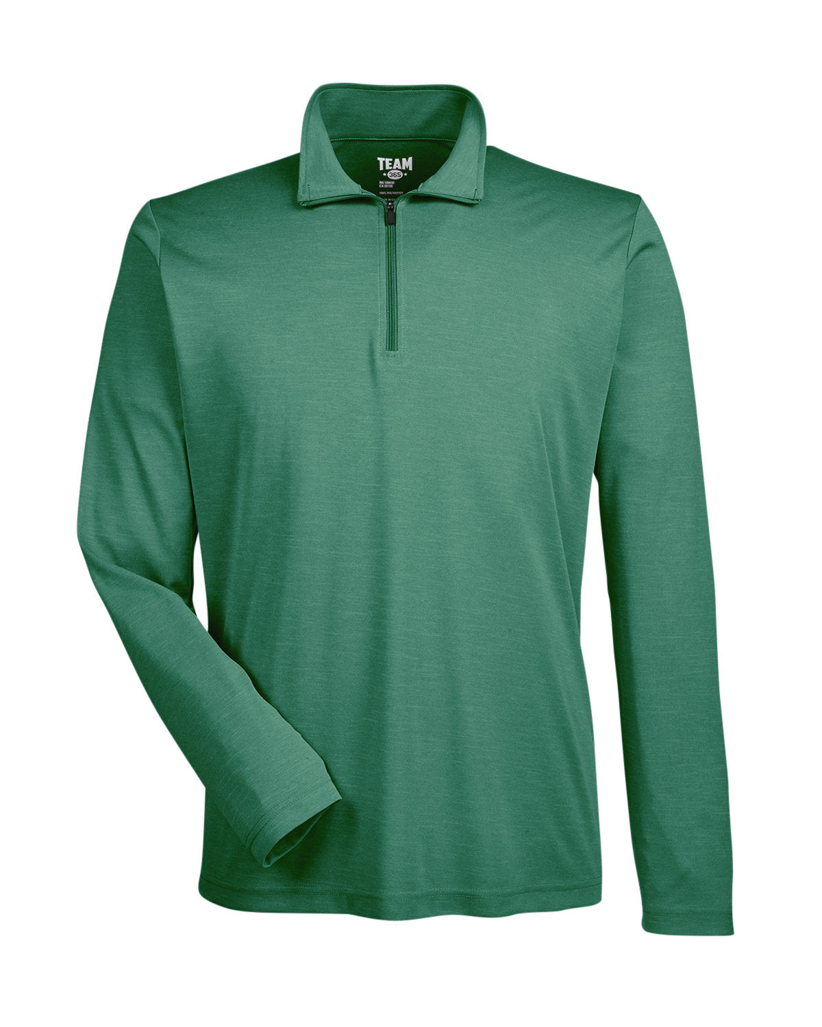 Team 365 Men's Zone Sonic Heather Performance Quarter-Zip Team 365