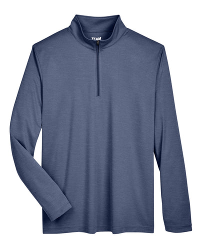 Team 365 Men's Zone Sonic Heather Performance Quarter-Zip