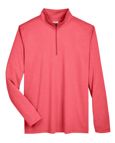 Team 365 Men's Zone Sonic Heather Performance Quarter-Zip
