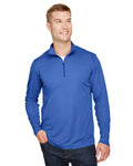 Team 365 Men's Zone Sonic Heather Performance Quarter-Zip Team 365