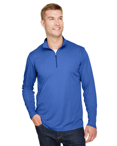 Team 365 Men's Zone Sonic Heather Performance Quarter-Zip