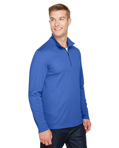 Team 365 Men's Zone Sonic Heather Performance Quarter-Zip