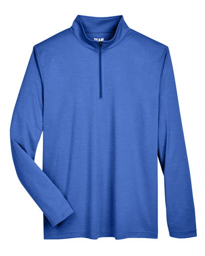 Team 365 Men's Zone Sonic Heather Performance Quarter-Zip