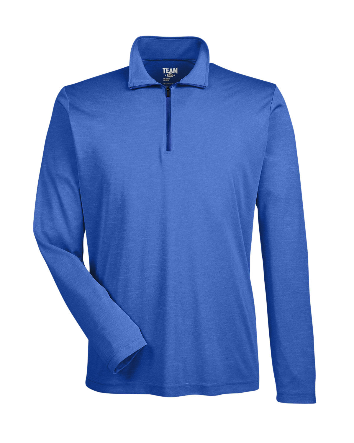 Team 365 Men's Zone Sonic Heather Performance Quarter-Zip Team 365