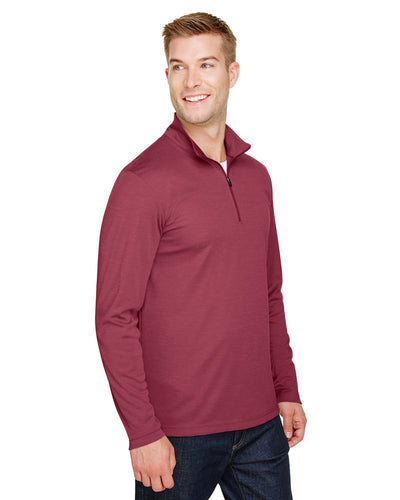 Team 365 Men's Zone Sonic Heather Performance Quarter-Zip