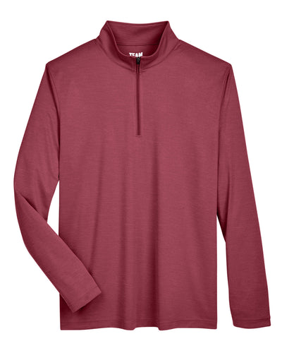 Team 365 Men's Zone Sonic Heather Performance Quarter-Zip