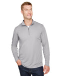 Team 365 Men's Zone Sonic Heather Performance Quarter-Zip Team 365