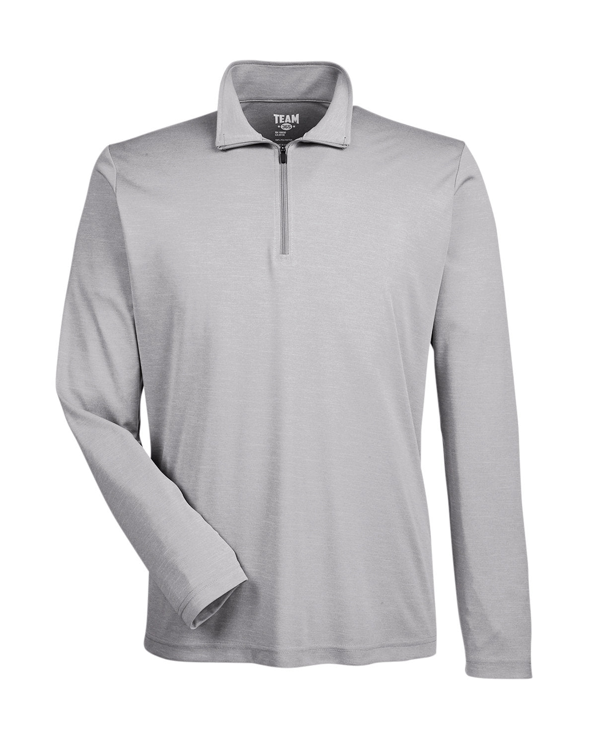 Team 365 Men's Zone Sonic Heather Performance Quarter-Zip Team 365