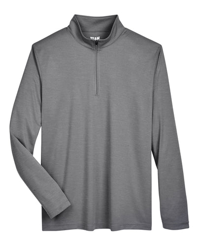 Team 365 Men's Zone Sonic Heather Performance Quarter-Zip