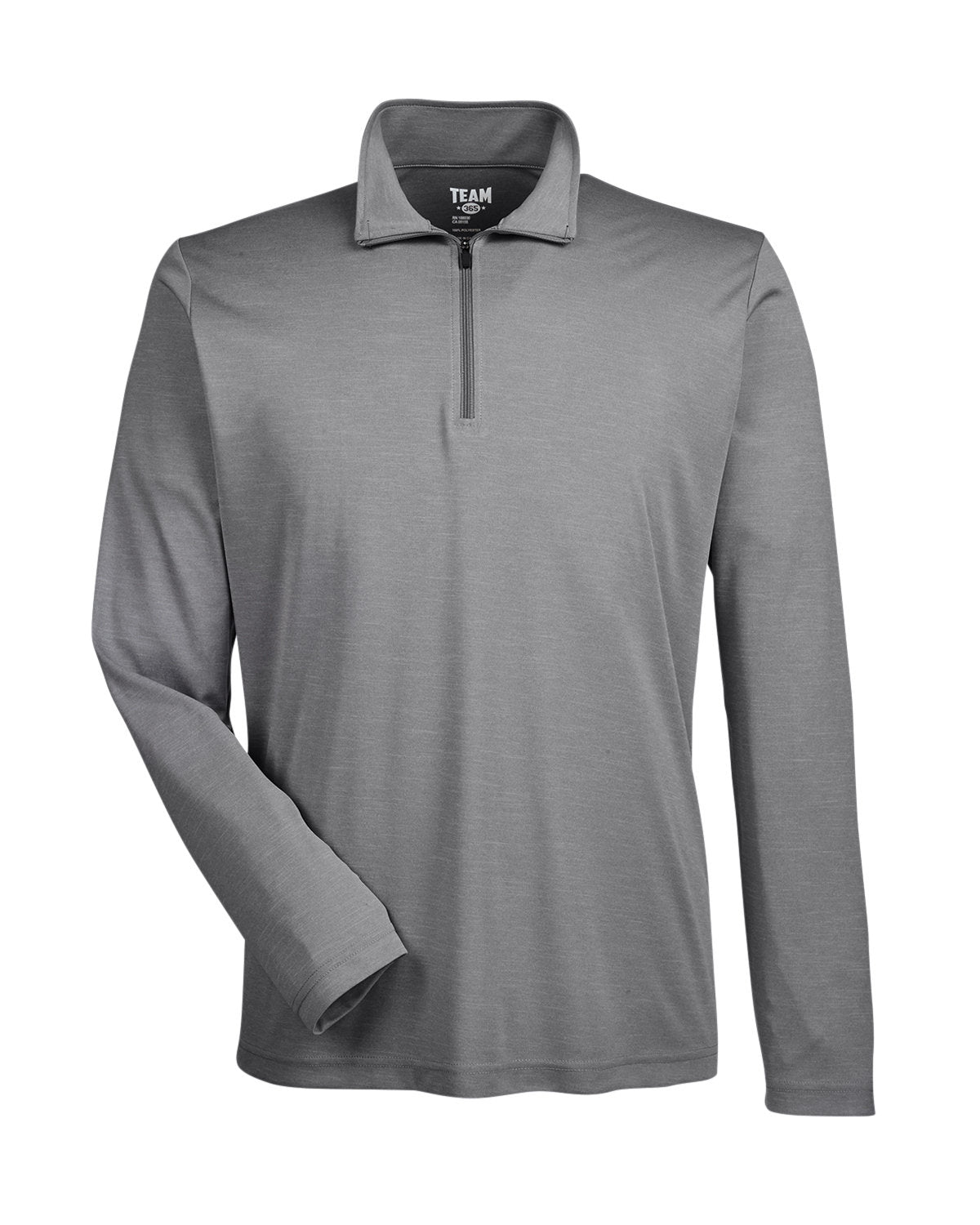Team 365 Men's Zone Sonic Heather Performance Quarter-Zip Team 365