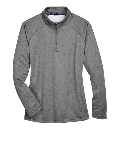 Devon & Jones Ladies' Stretch Tech-Shell® Compass Quarter-Zip