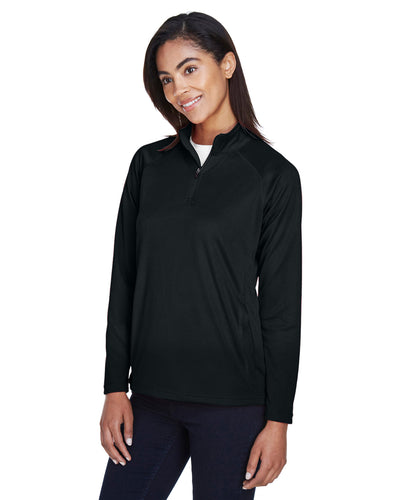 Devon & Jones Ladies' Stretch Tech-Shell® Compass Quarter-Zip