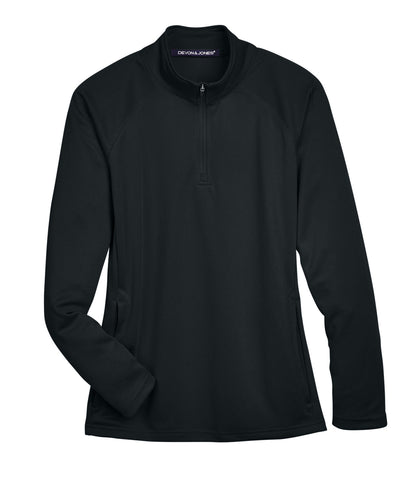 Devon & Jones Ladies' Stretch Tech-Shell® Compass Quarter-Zip