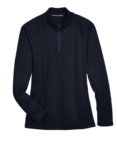 Devon & Jones Ladies' Stretch Tech-Shell® Compass Quarter-Zip