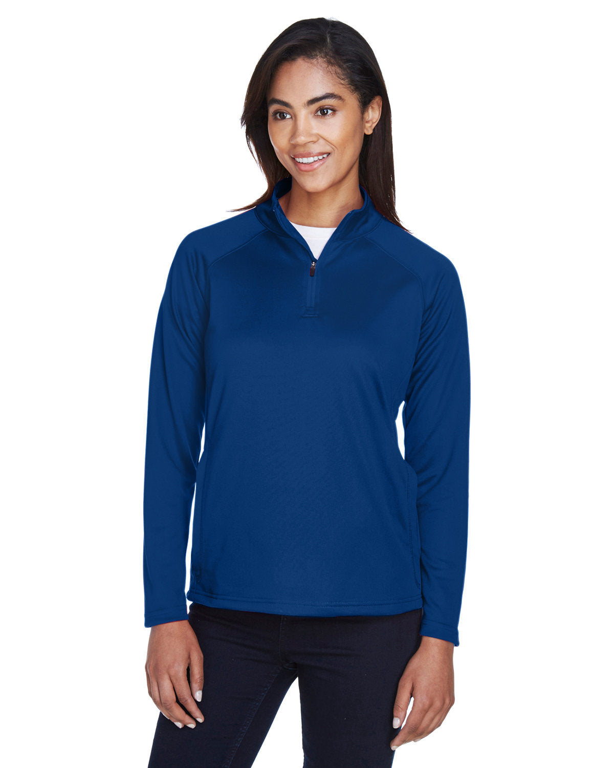 Devon & Jones Ladies' Stretch Tech-Shell® Compass Quarter-Zip Devon & Jones