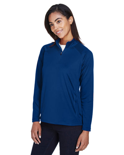 Devon & Jones Ladies' Stretch Tech-Shell® Compass Quarter-Zip
