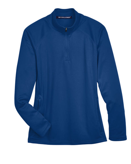 Devon & Jones Ladies' Stretch Tech-Shell® Compass Quarter-Zip Devon & Jones