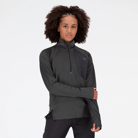 New Balance Women's Elite Q Speed Shift 1/2 Zip Womens Apparel Sweatshirts & Fleece