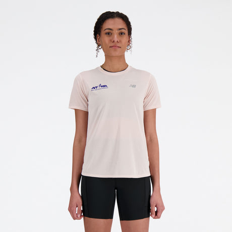 New Balance Women's Run For Life Athletics T-Shirt Womens Apparel Shirts & Tops