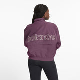 New Balance Women's Color Blocked Graphic Woven Jacket Womens Apparel Jackets & Vests