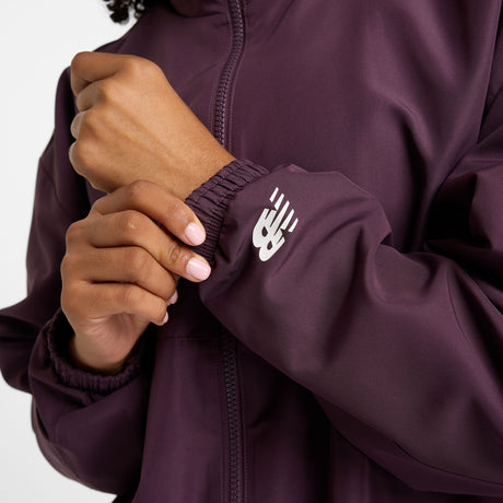 New Balance Women's Color Blocked Graphic Woven Jacket Womens Apparel Jackets & Vests