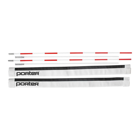 Porter Economy Net Antenna W/Boundry Markers Volleyball Nets & Court Equipment All