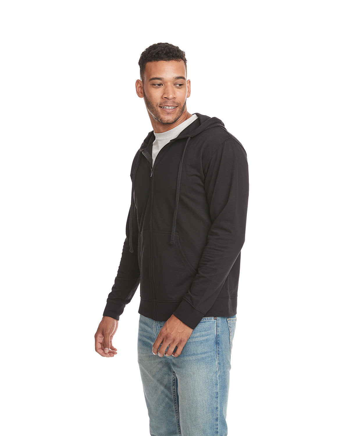 Next Level Apparel Adult Laguna French Terry Full-Zip Hooded Sweatshirt Next Level Apparel