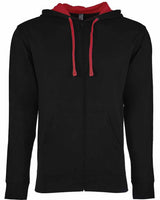 Next Level Apparel Adult Laguna French Terry Full-Zip Hooded Sweatshirt Next Level Apparel