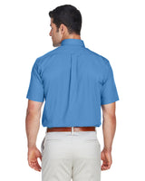 Devon & Jones Men's Crown Woven Collection™ Solid Broadcloth Short-Sleeve Shirt Devon & Jones