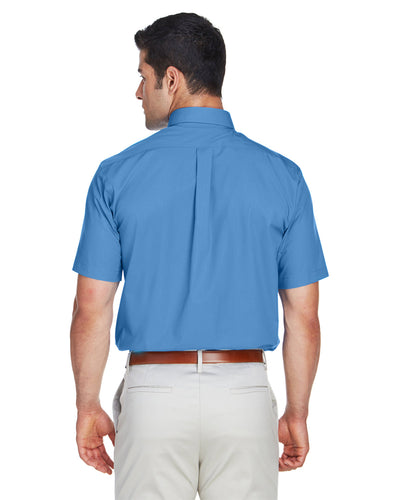 Devon & Jones Men's Crown Woven Collection™ Solid Broadcloth Short-Sleeve Shirt
